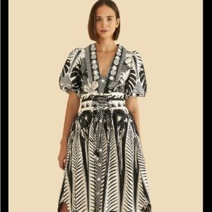 Brand NEW, NEVER worn Farm Rio Macaw Midi Dress